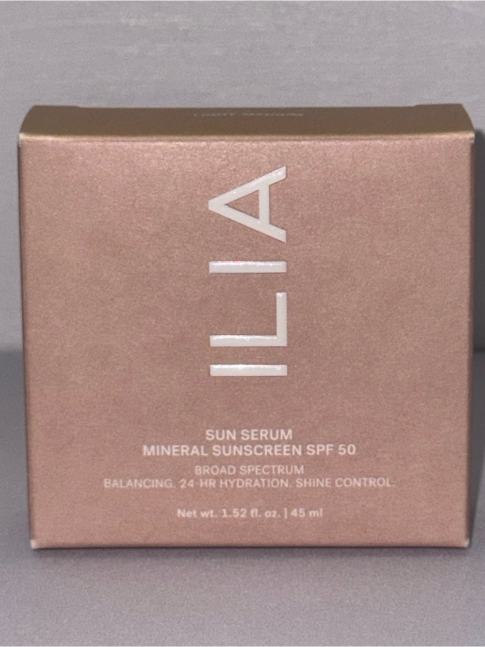 ILIA Sun Serum SPF 50 Mineral Sunscreen Light-Medium Oil Control 1.52oz Exp12/17